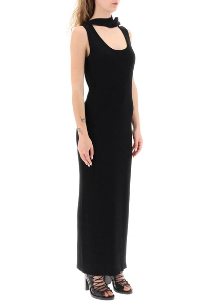 Shop Y/project Y Project Ribbed Knit Maxi Dress In Black