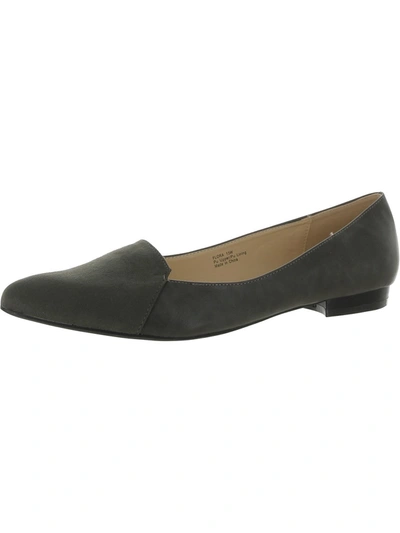 Shop Bellini Flora Womens Faux Leather Pointed Toe Loafers In Grey