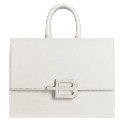 Shop Baldinini Trend Leather Di Calfskin Women's Handbag In White
