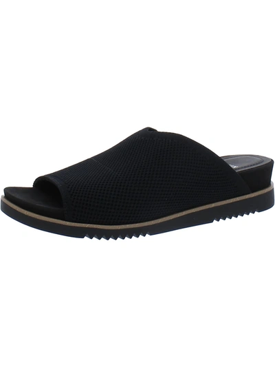 Shop Eileen Fisher Kori St Womens Slip On Cushioned Footbed Slide Sandals In Black
