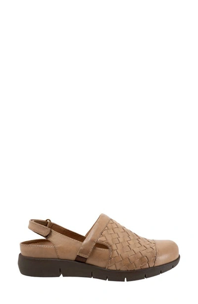 Softwalk Salina Ii Woven Clog In Cement