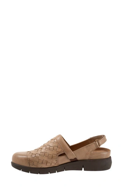 Softwalk Salina Ii Woven Clog In Cement