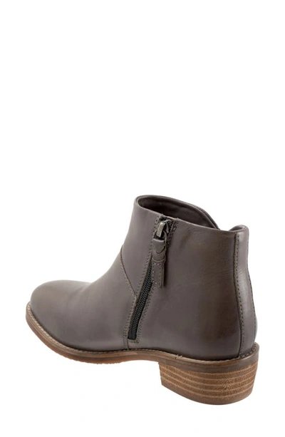 Softwalk Roselle Ankle Boot In Dark Grey
