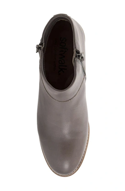 Softwalk Roselle Ankle Boot In Dark Grey