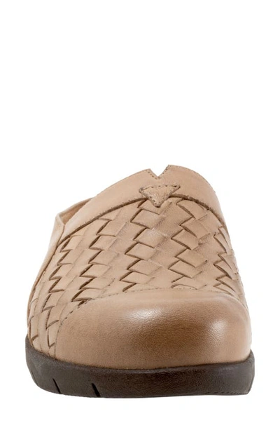 Softwalk San Marcos Ii Woven Clog In Cement