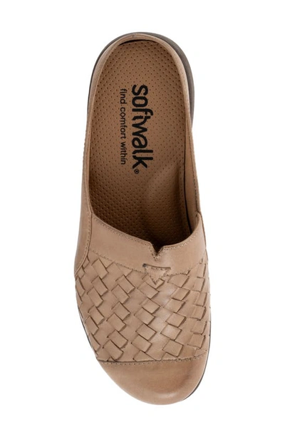 Softwalk San Marcos Ii Woven Clog In Cement