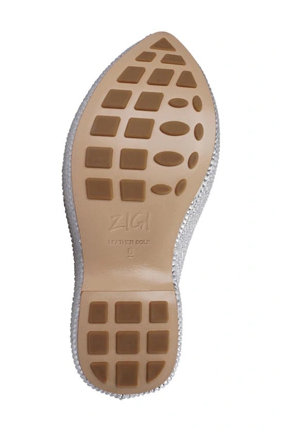 Zigi Ziska Embellished Clog In Silver