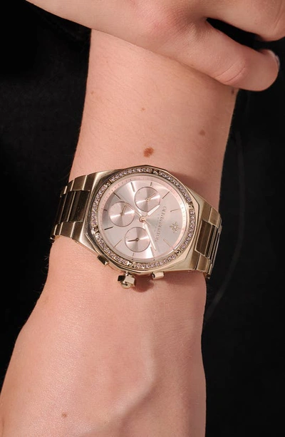 Shop Olivia Burton Hexa Multi Bracelet Watch, 38mm In Blush