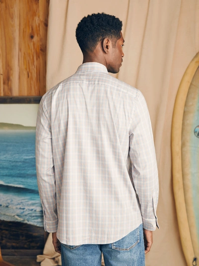 Shop Faherty Movement&trade; Shirt In Blue Coral Plaid