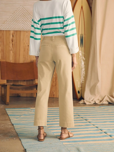 Faherty Coastline Stretch Chino Pants In Khaki