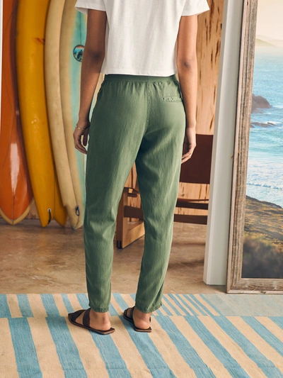Faherty Arlie Pants In Thyme