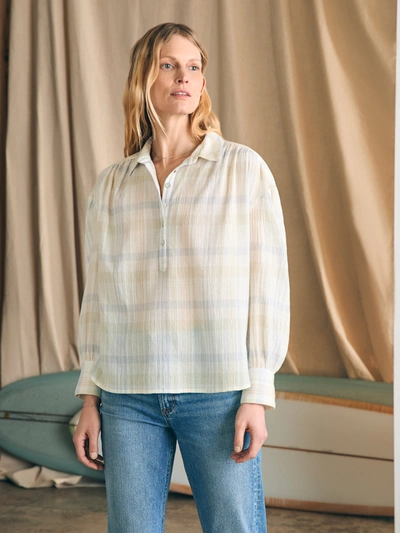 Shop Faherty Olli Top In Atwood Plaid