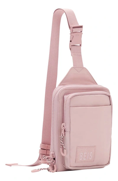Shop Beis The Sport Sling Bag In Atlas Pink