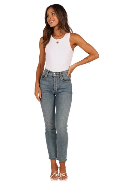 Petal And Pup Womens Ari Ribbed Tank Top In White