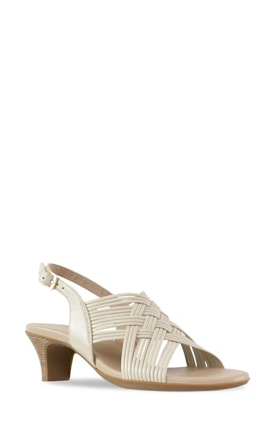 Shop Munro Marianna Slingback Sandal In Beige