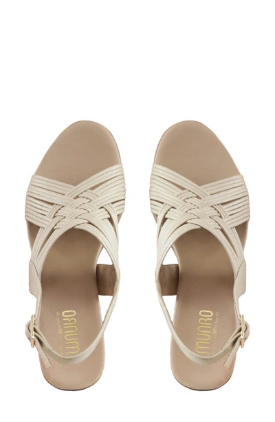 Munro Marianna Slingback Sandal In Beige
