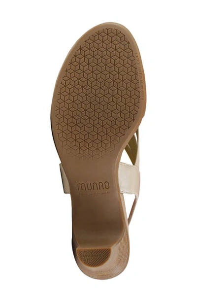 Munro Marianna Slingback Sandal In Beige