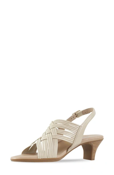 Munro Marianna Slingback Sandal In Beige