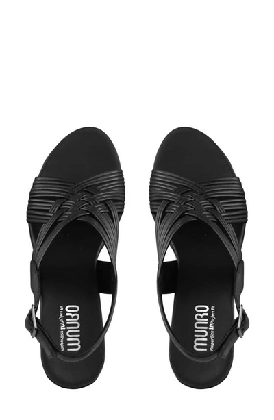 Shop Munro Marianna Slingback Sandal In Black