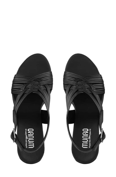 Munro Marianna Slingback Sandal In Black