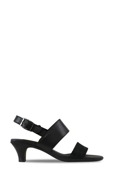 Shop Munro Livia Slingback Sandal In Black