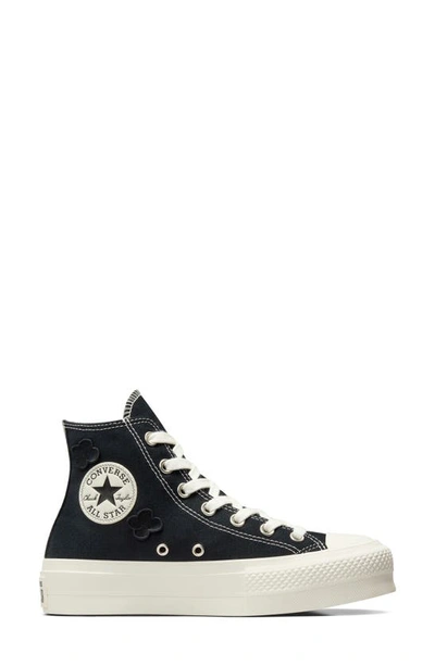 Shop Converse Chuck Taylor® All Star® Lift High Top Platform Sneaker In Black/ Black/ Egret