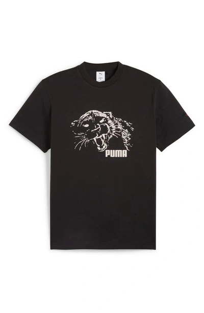 Shop Puma X Noah Logo Graphic T-shirt In  Black