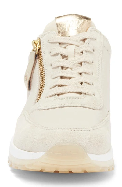 Shop Paul Green Tate Sneaker In Biscuit Combo