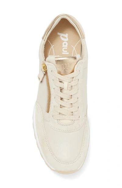 Shop Paul Green Tate Sneaker In Biscuit Combo