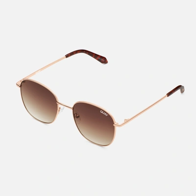 Shop Quay Jezabell In Rose Gold,brown