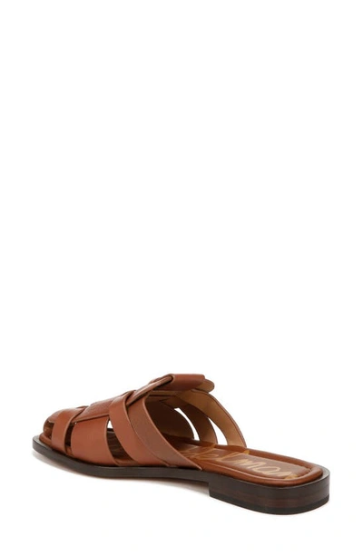 Sam Edelman Dina Slip On Mule Saddle Leather In Saddle