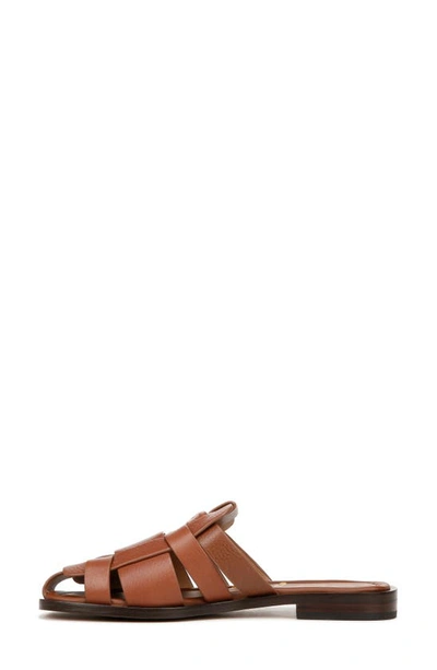 Sam Edelman Dina Slip On Mule Saddle Leather In Saddle