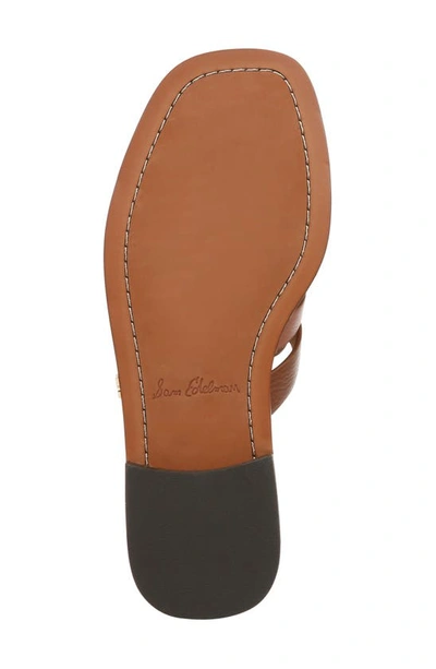 Sam Edelman Dina Slip On Mule Saddle Leather In Saddle