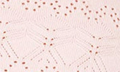 Edikted Delana Pointelle Crop Top In Light-pink