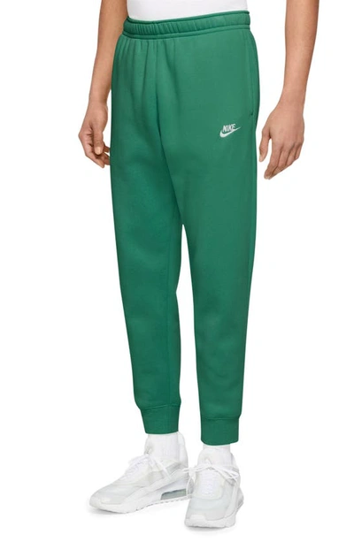 Shop Nike Sportswear Club Pocket Fleece Joggers In Malachite/ Malachite/ White