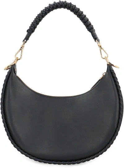 Shop Fendi Graphy Hobo Bag In Black