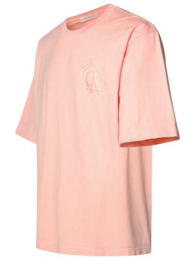Shop Laneus Pink Cotton T-shirt