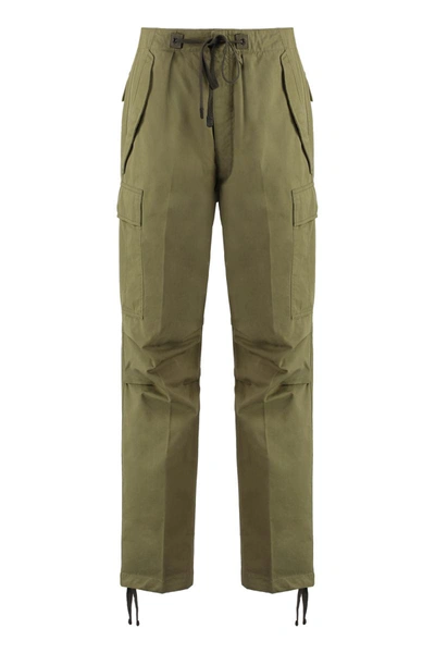 Shop Tom Ford Cotton Cargo-trousers In Green