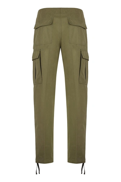 Shop Tom Ford Cotton Cargo-trousers In Green