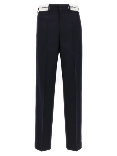 Shop Palm Angels 'sartorial Tape Chino' Pants In Black