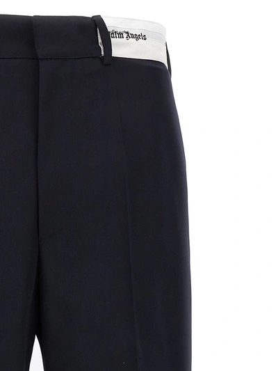 Shop Palm Angels 'sartorial Tape Chino' Pants In Black