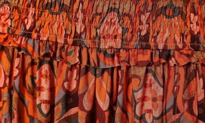 Petal And Pup Cecil Smocked Cutout Sundress In Harvest Moon