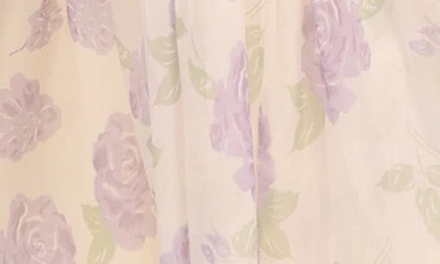 Petal And Pup Floret Bow Strap Midi Sundress In Lavender