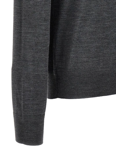 Shop Tom Ford High Neck Sweater In Gray