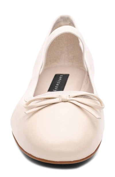 Sanctuary Facile Mary Jane Flat In Milk