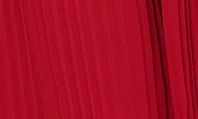 Petal And Pup Alice Pleated Wide Leg Jumpsuit In Red