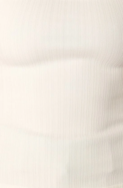 Petal And Pup Clara Square Neck Sleeveless Knit Top In White