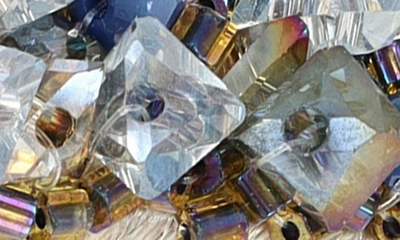 L Erickson Mini Jana Crystal Pinch Clip In Sea Glass