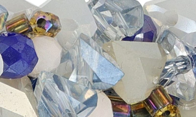 L Erickson Mini Jana Crystal Pinch Clip In Sky