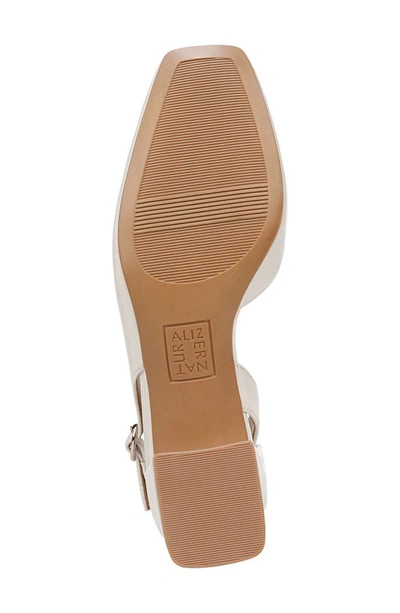 Naturalizer Jayla Slingback Pumps In Warm White Leather